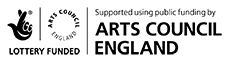 the national lottery, supported by arts council England