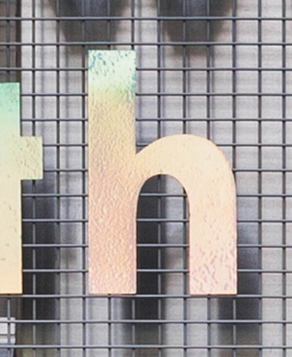 a cap signage letter 'h'