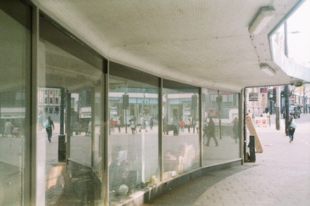 a photograph of allders shopfront windows