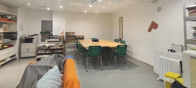 View of the Turf back workspace