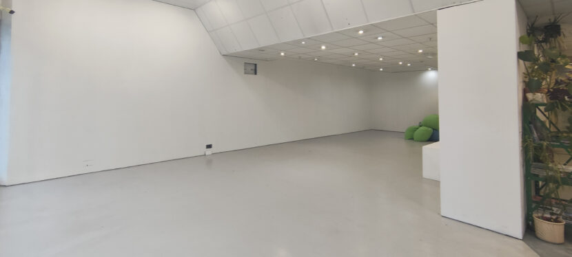 View of the Turf Gallery space, seen from the front door
